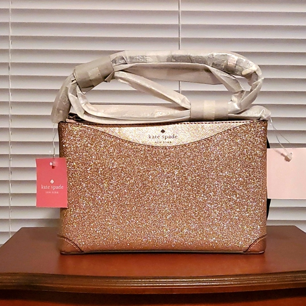 NEW Kate Spade Shimmy Glitter Crossbody